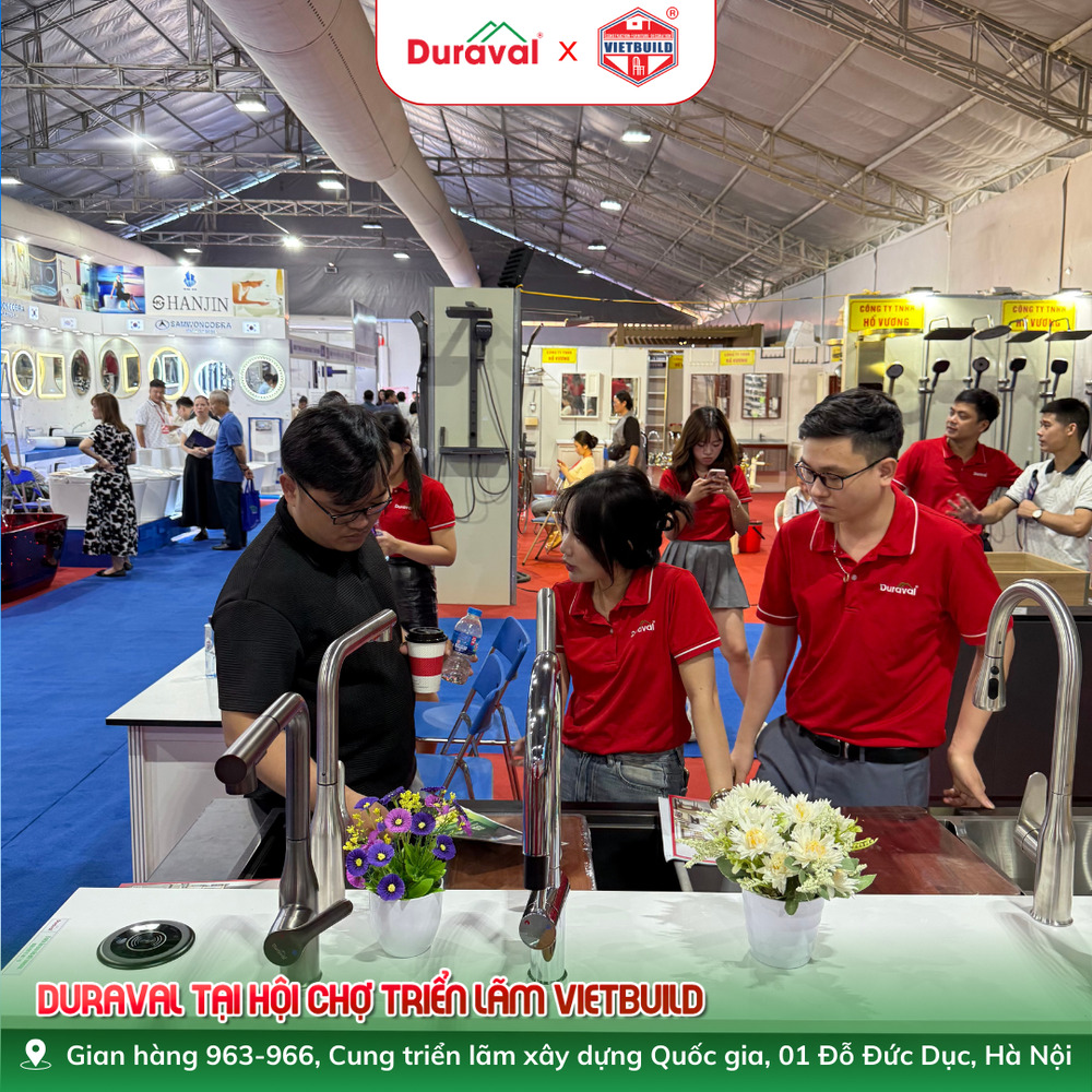 Đến với Duraval khách hàng sẽ được trực tiếp trải nghiệm sản phẩm, phụ kiện cao cấp, hiện đại