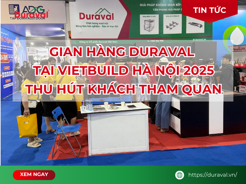 Gian hàng Duraval thu hút hàng nghìn lượt khách