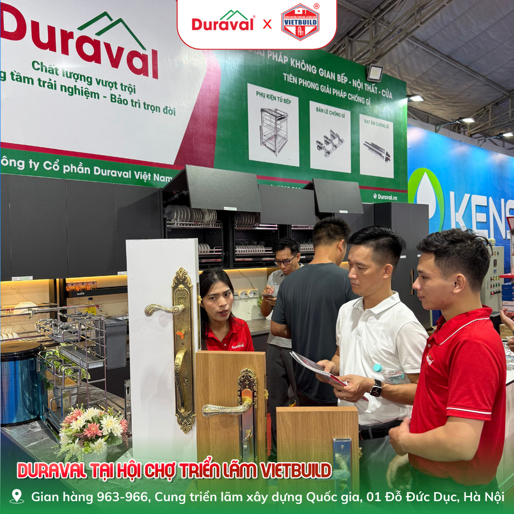 Khoá đại sảnh và khóa thông phòng Duraval sở hữu thiết kế sang trọng