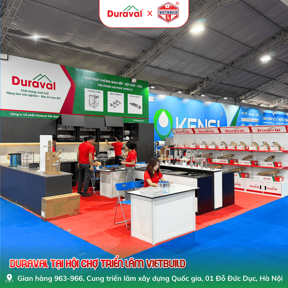 Gian hàng khoá và phụ kiện cửa Duraval