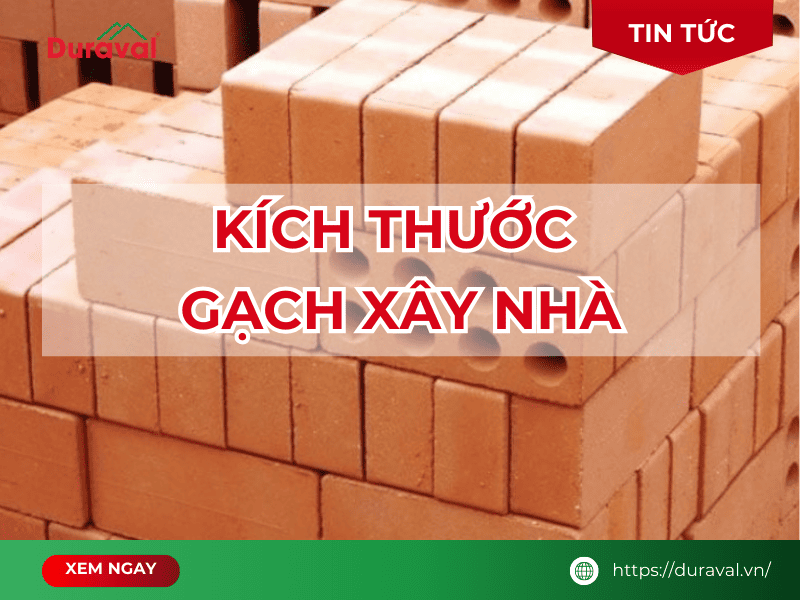 Kích thước gạch xây nhà