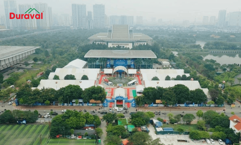 Không gian triển lãm Vietbuild Hanoi